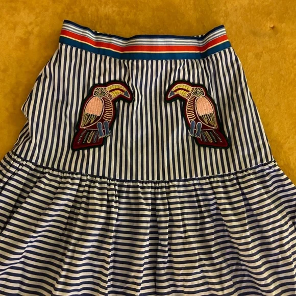 Authentic Stella Jean Skirts With Birds Size 40 - Picture 4 of 5